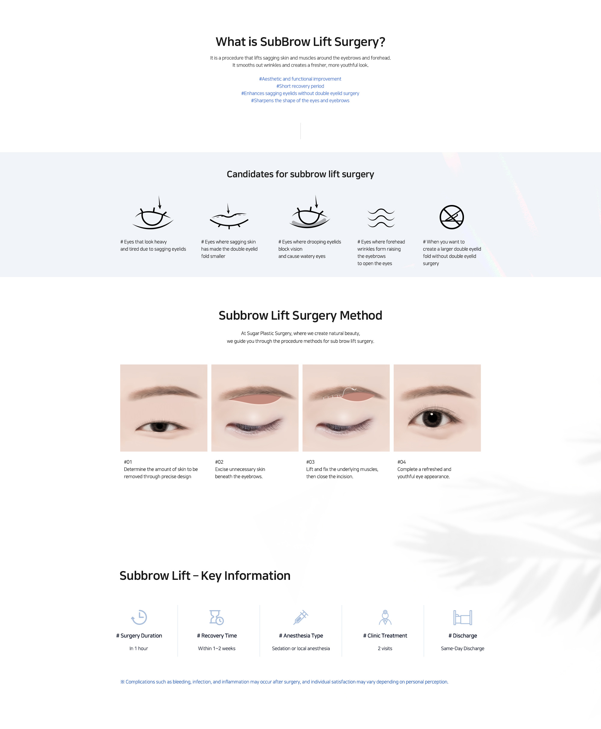 #subbrow lift