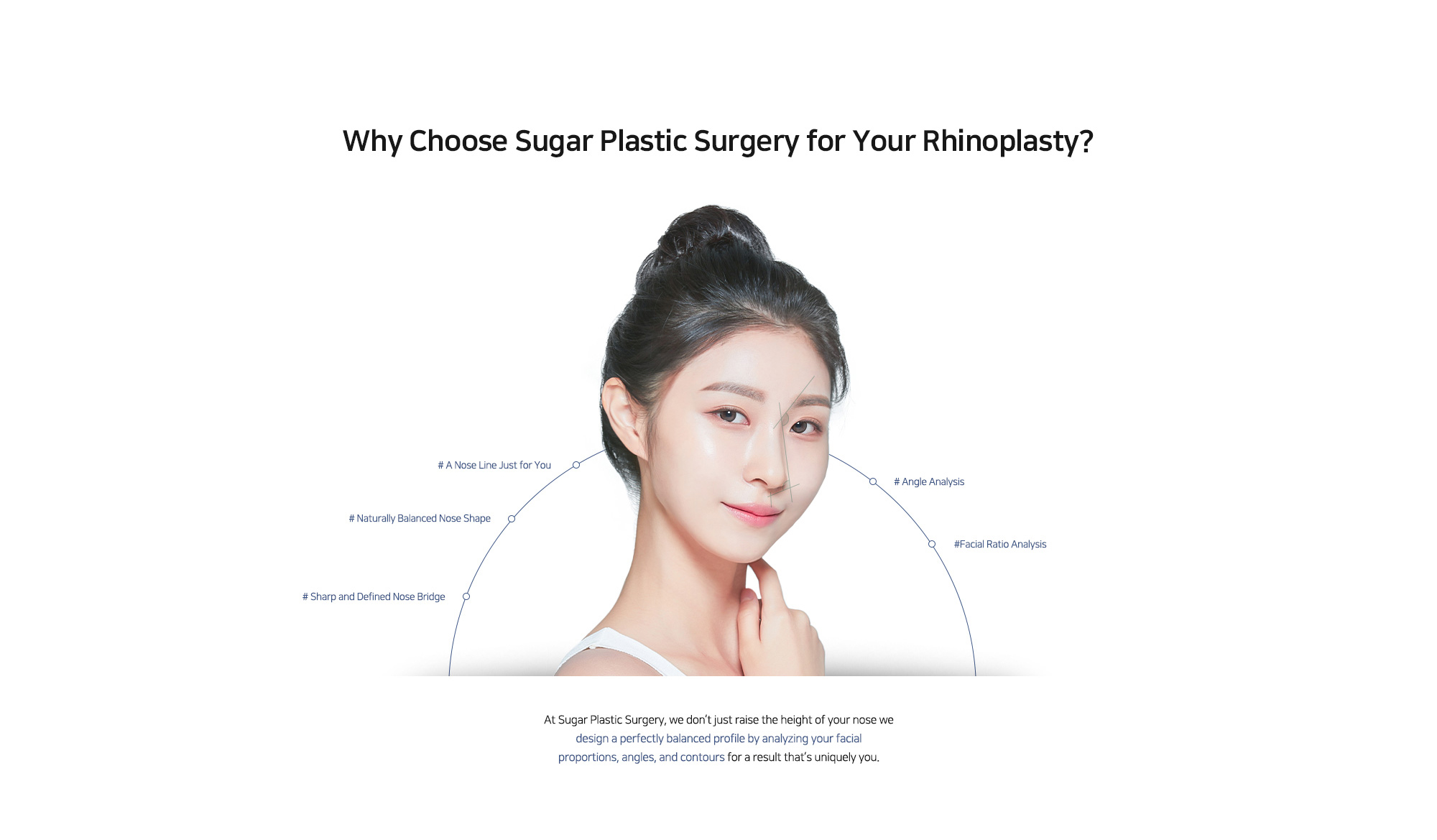 [Why Choose Sugar Plastic Surgery for Your Rhinoplasty?] At Sugar Plastic Surgery, we don’t just raise the height of your nose we design a perfectly balanced profile by analyzing your facial proportions, angles, and contours for a result that’s uniquely you.