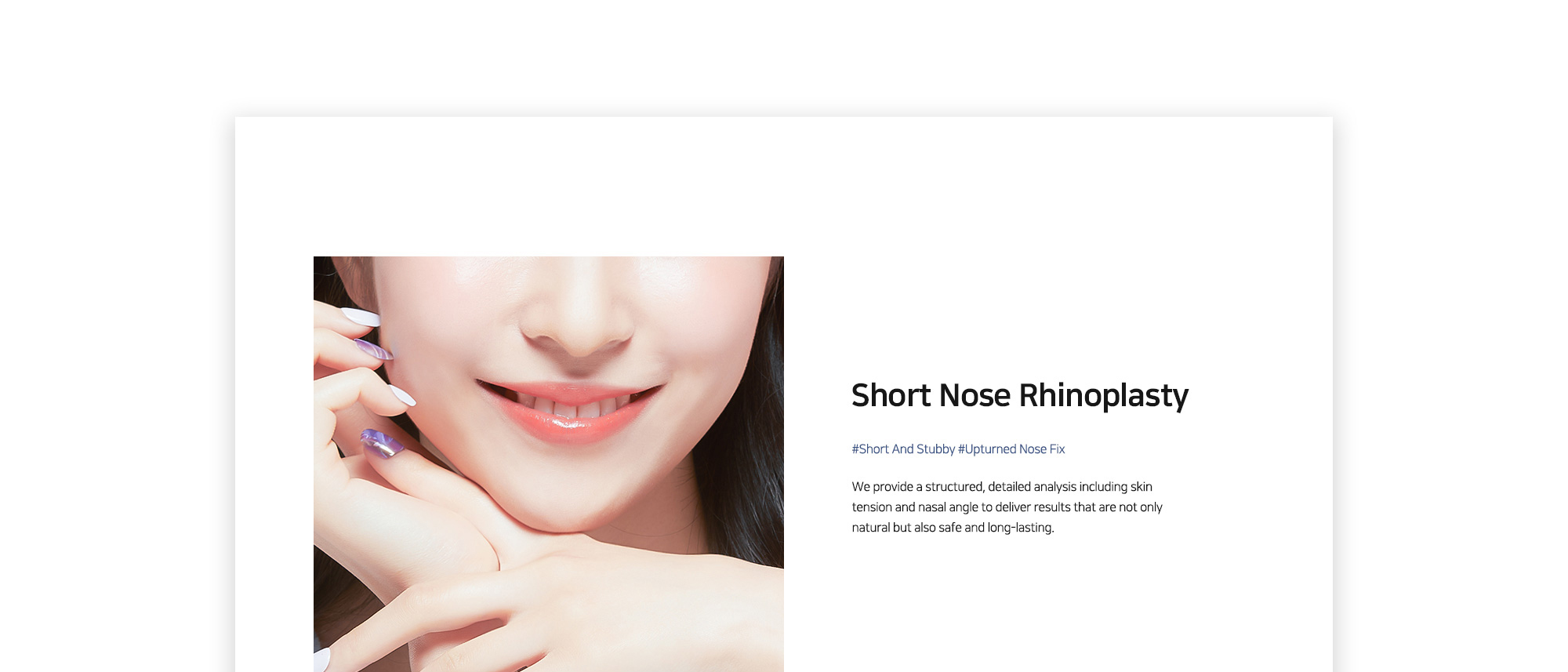 [Short Nose Rhinoplasty] #Short And Stubby #Upturned Nose Fix